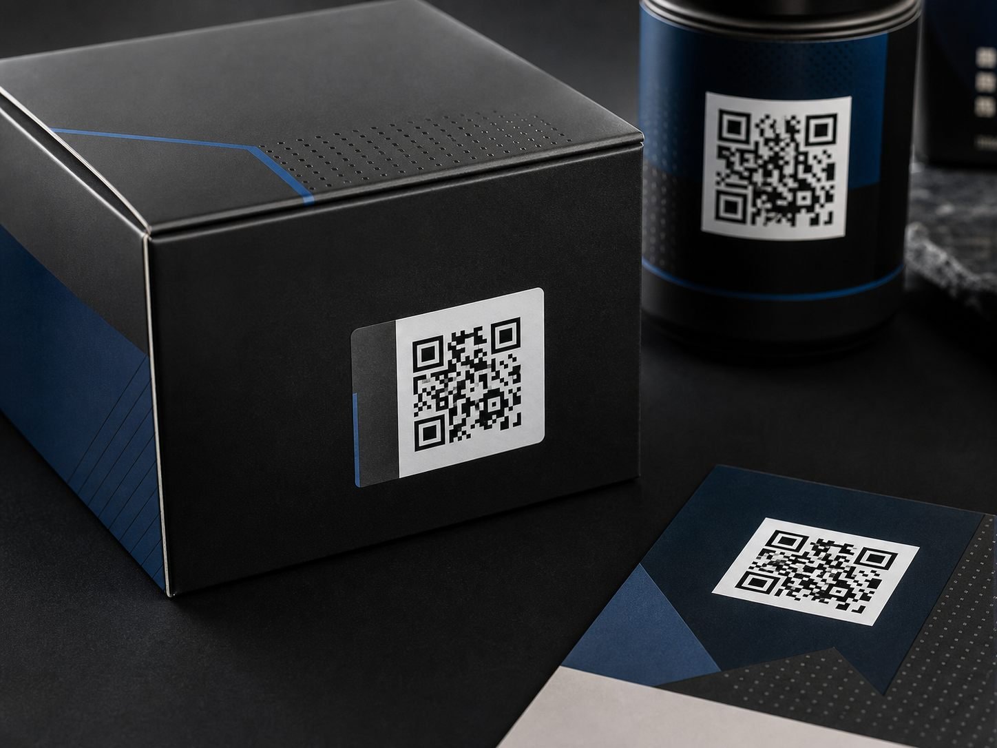 Código QR en packaging y material promocional